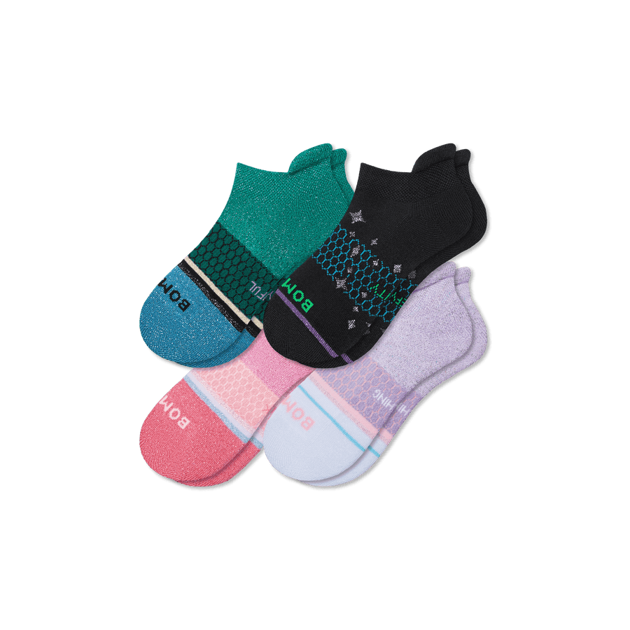 Youth Wicked X Bombas Ankle Sock 4-Pack - Play Day Step