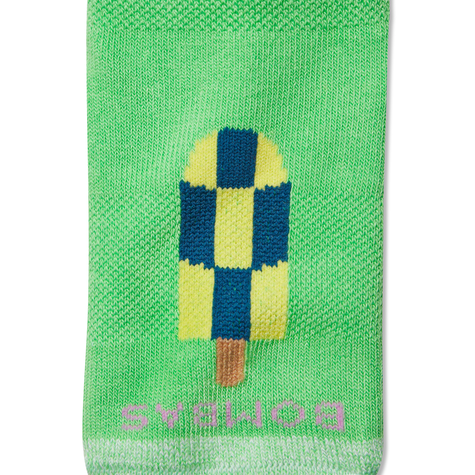 Junior Popsicle Lightweight Ankle Socks - Hydro Green Detail [8843]