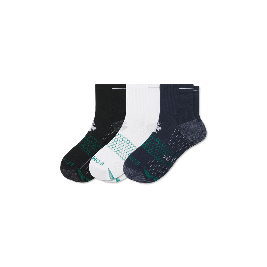 Women's Golf Quarter Sock 3-Pack - Light Weekend Support