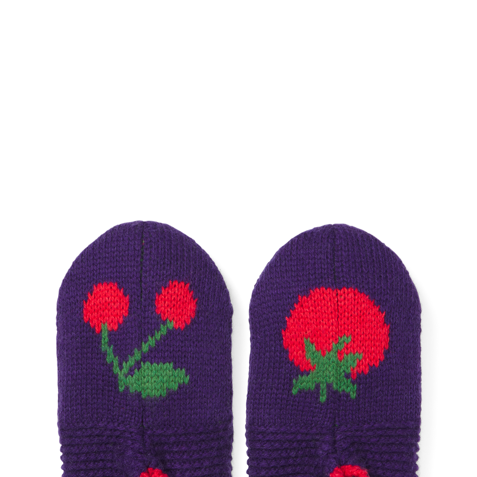 Youth Patterned Gripper Slipper - Cherry Tomato Detail [9068]
