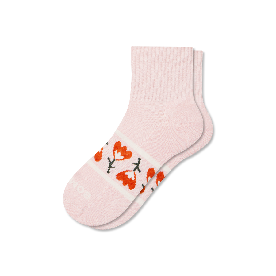 Women's Garden Party Quarter Socks - Breathable Shift Wear