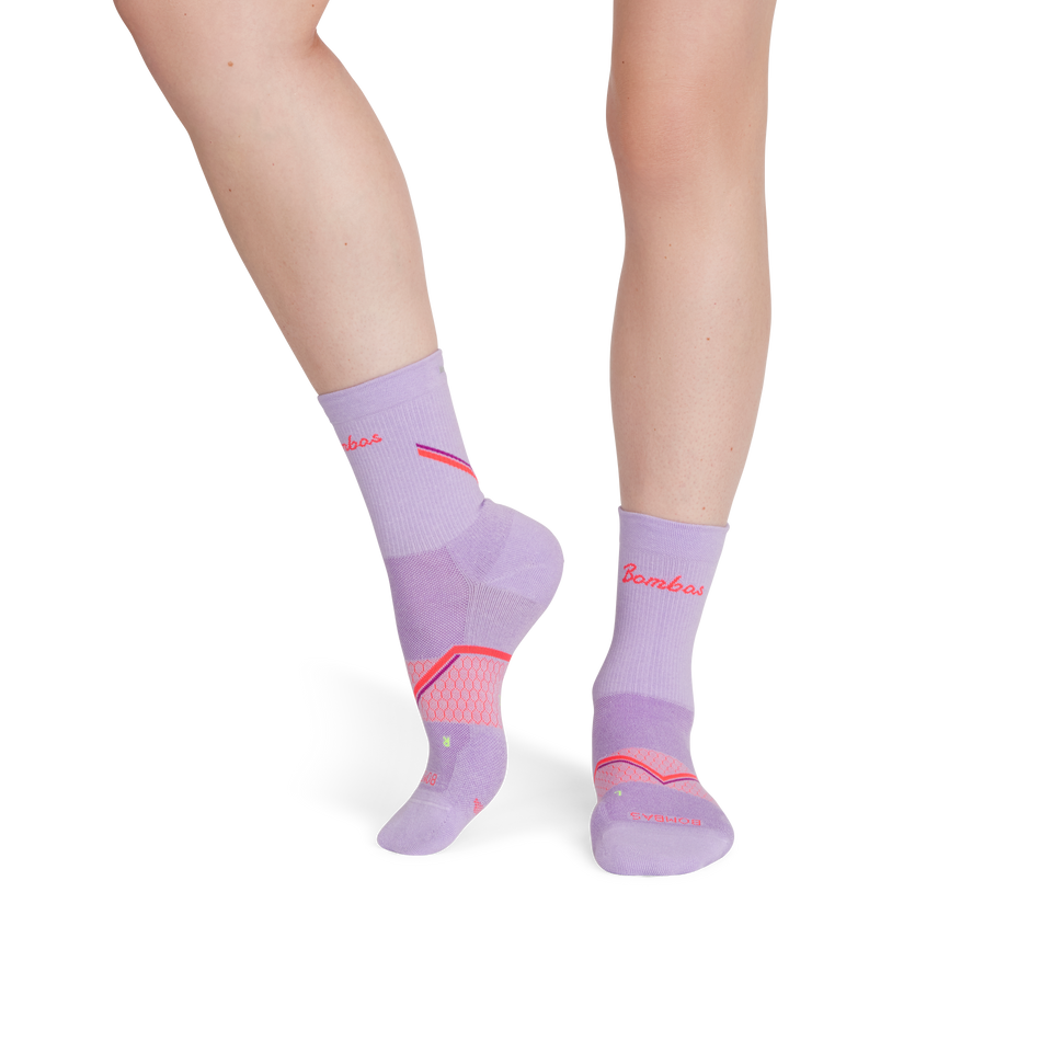 Running Half Calf Socks - soft lavender WO1 [9701]