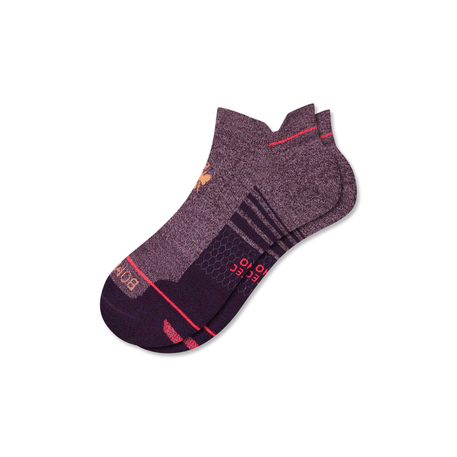 Men's Merino Wool Blend Run Ankle Socks - Weekend Recovery Support