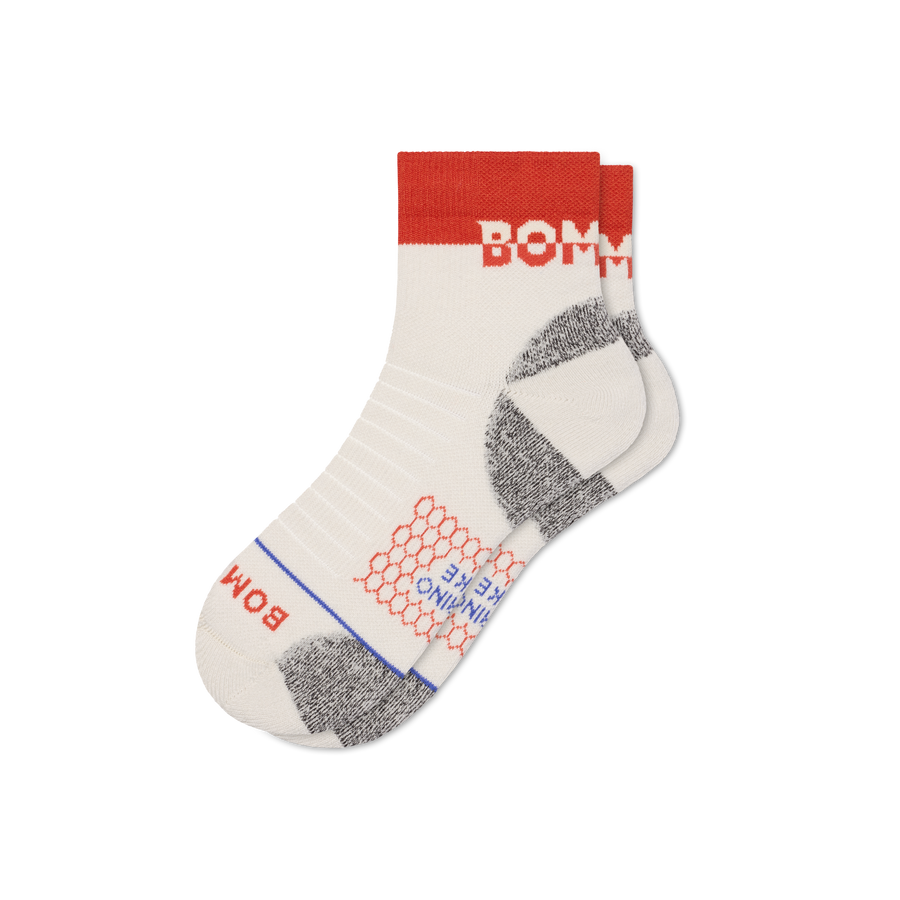 Women's Merino Wool Blend Hiking Quarter Socks - Modern Everyday Cushion