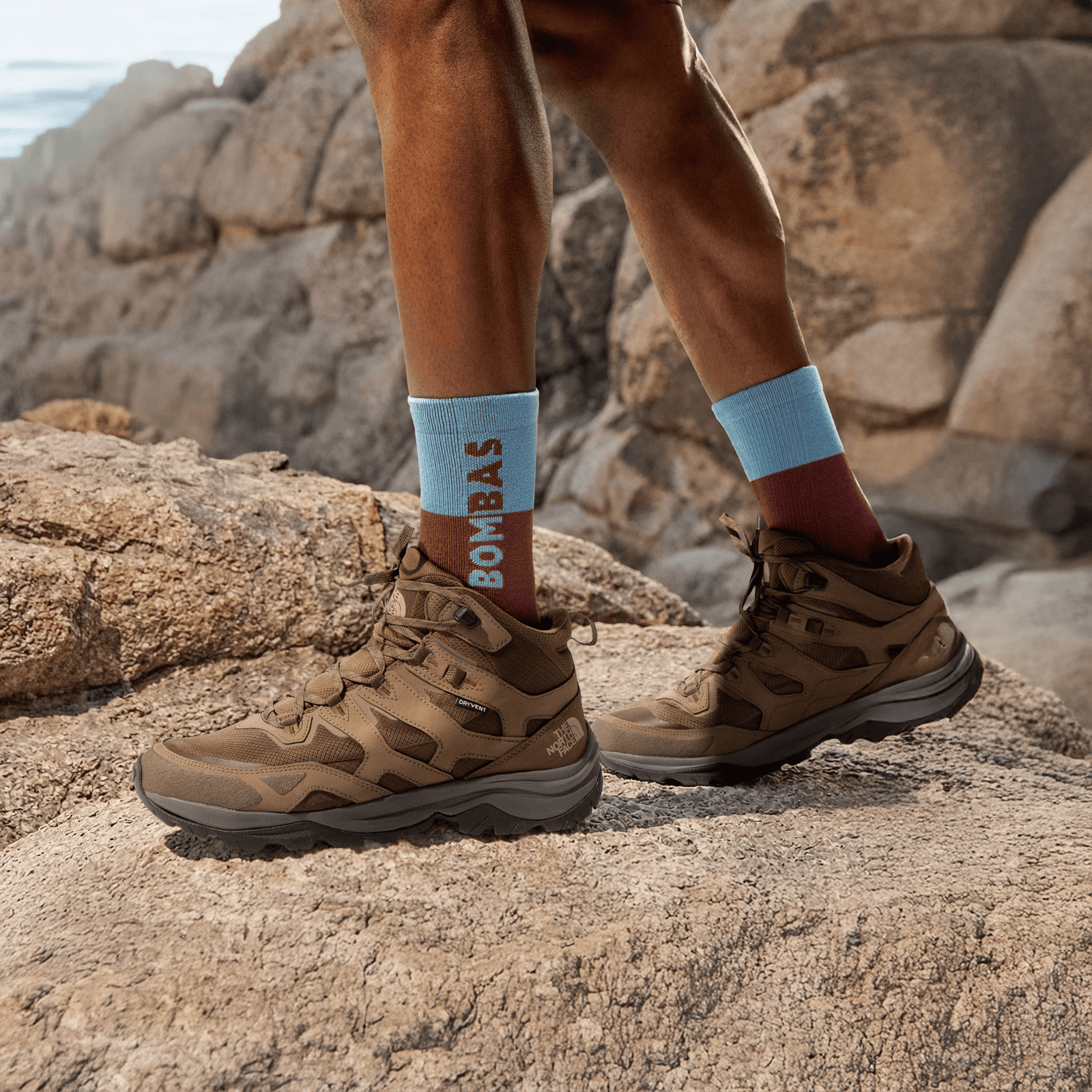 Merino Wool Blend Hiking Calf Socks - blue plum [LIFESTYLE] [9719]
