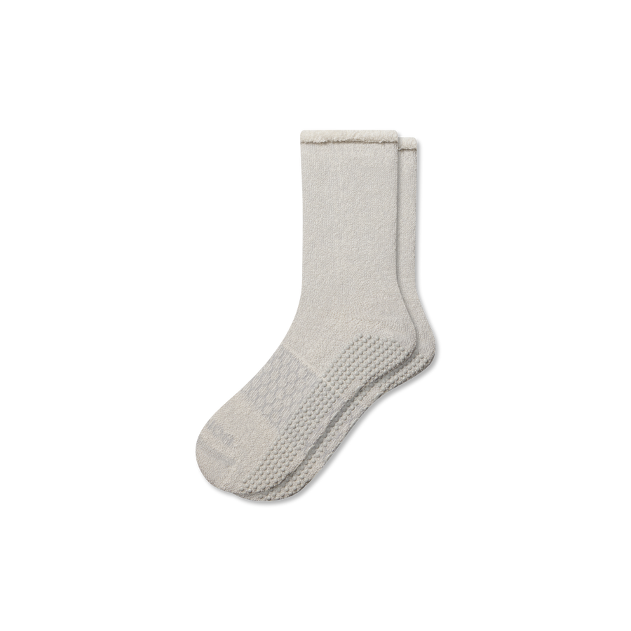 Men’s Roll-Top Merino Blend Gripper House Sock - Weekend Hike Fit
