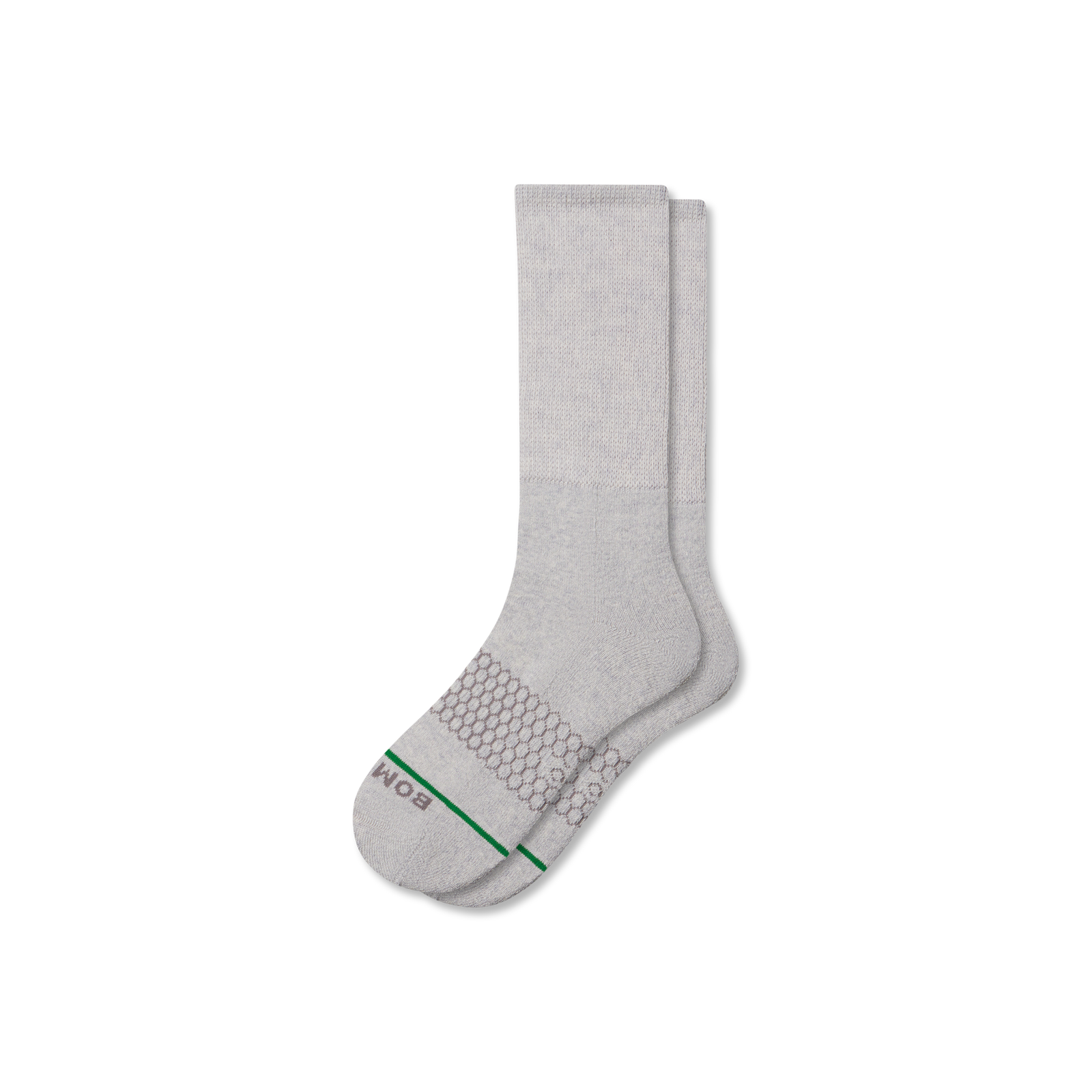 Merino Wool Blend Ultra Stretch Calf Socks - Misty Cloud Heather L [9812]
