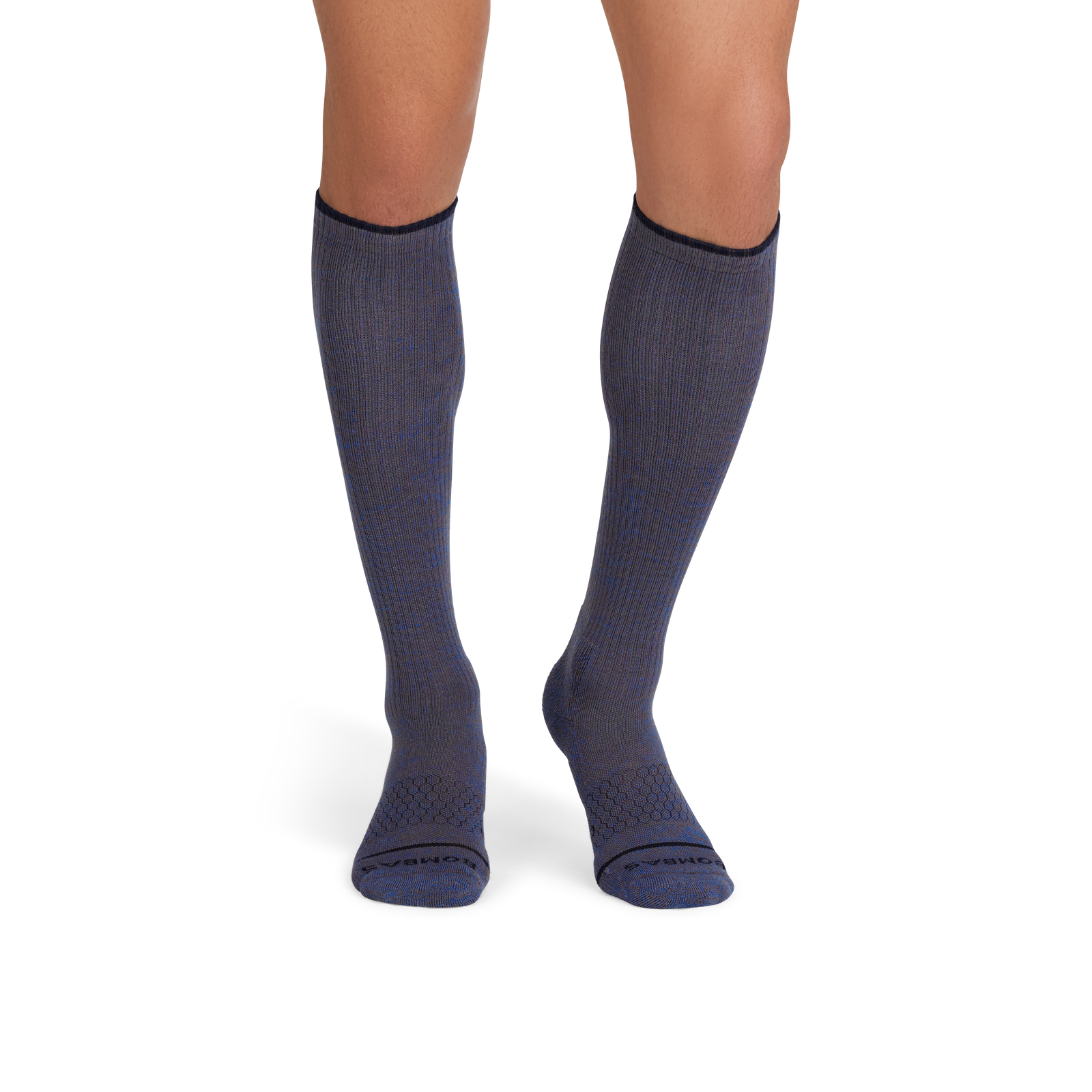 Merino Wool Everyday Compression Socks (15-20mmHg) - dusted cocoa midnight navy MO1 [9821]