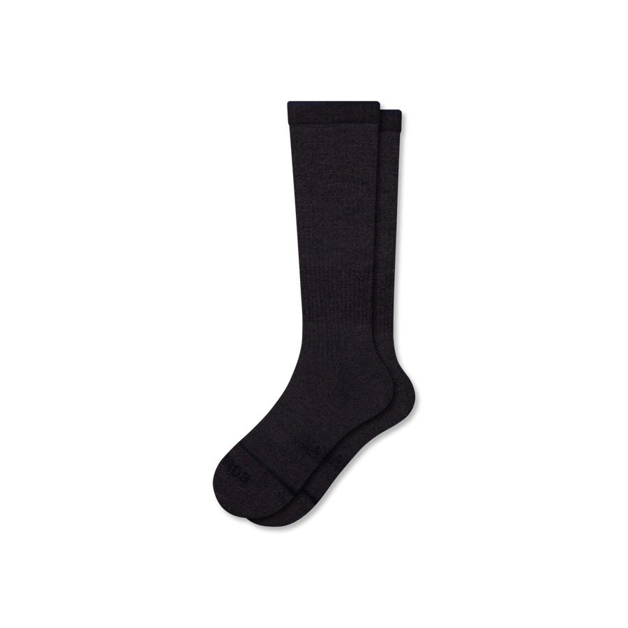 Women's Merino Wool Blend Everyday Compression Knee High Socks (15-20mmHg) - Active Workout Move