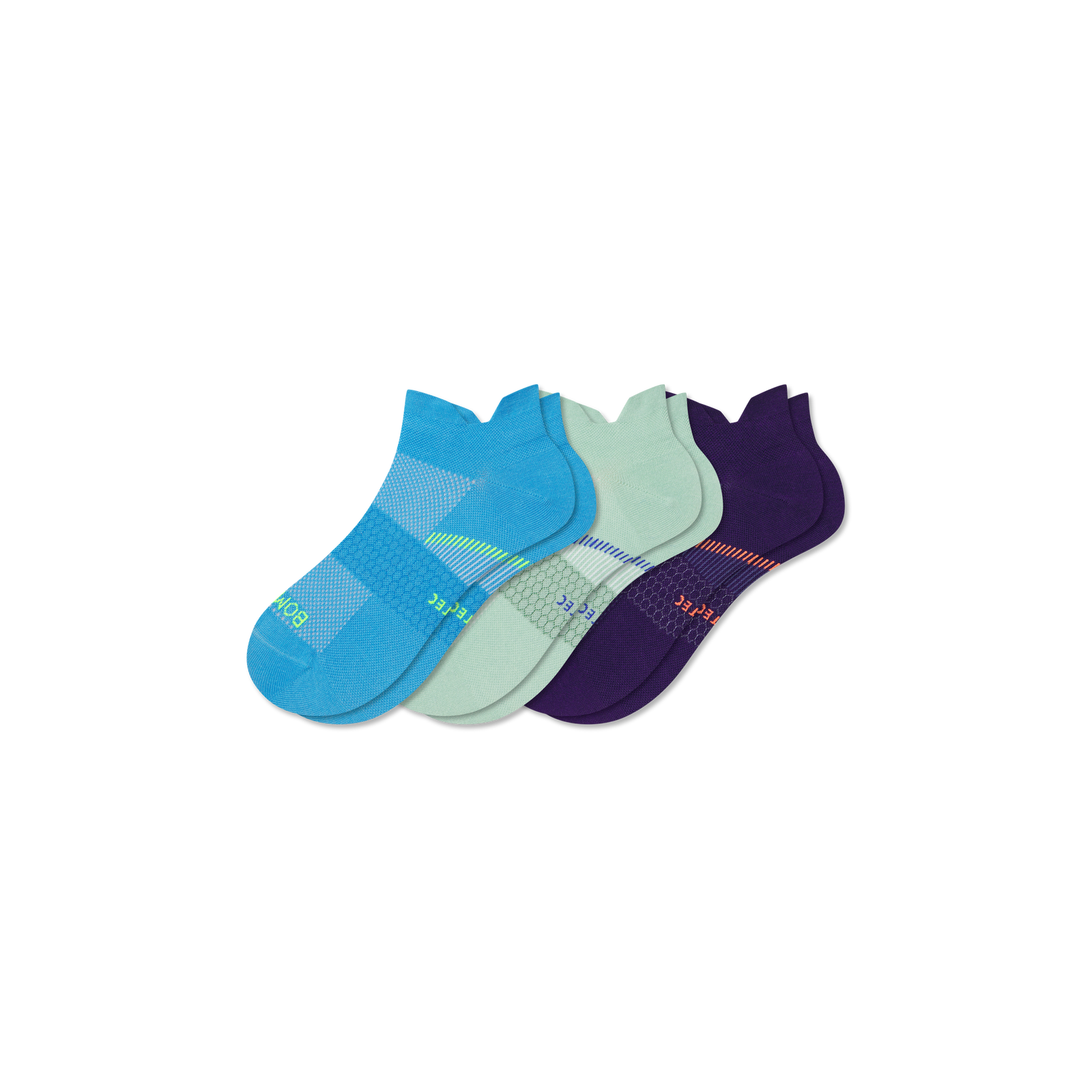 Lightweight Athletic Ankle Socks - concord mix L [9904]