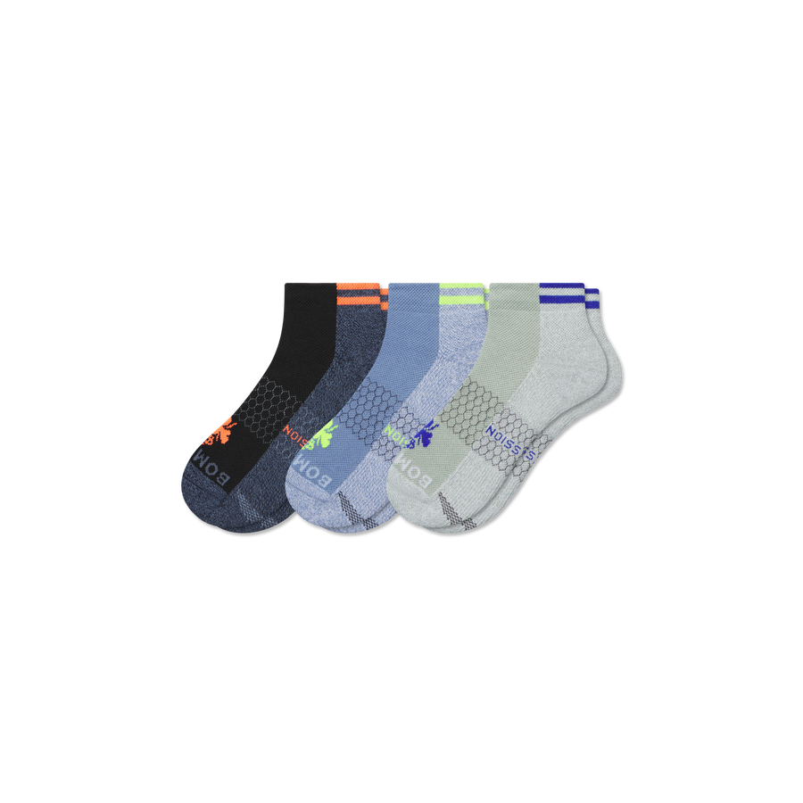 Men's Performance Compression Ankle Sock 3-Pack - Dynamic Daily Control