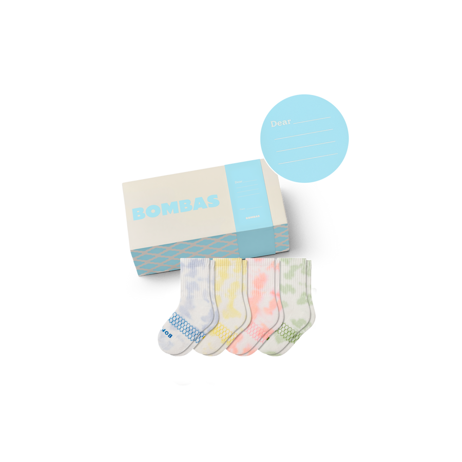 Junior Celebration Calf Sock 4-Pack Gift Box - Gift Home Stash