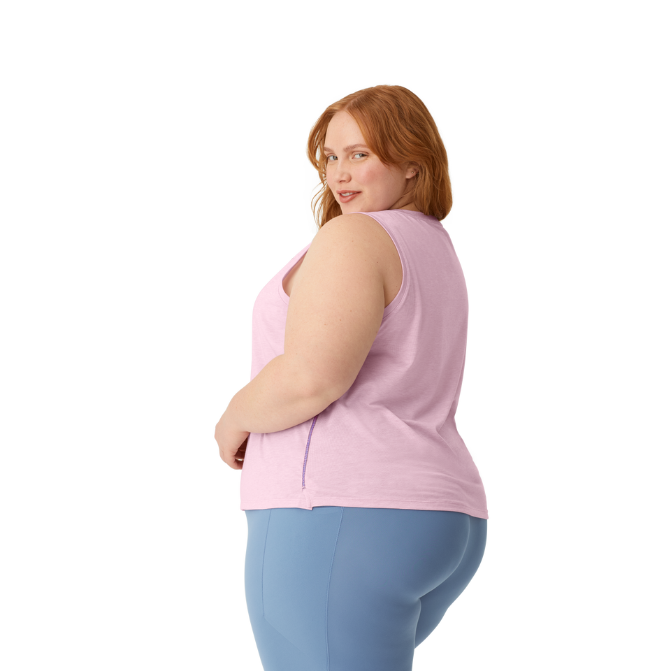 Soft Tech Tank Top Mauve WO4 Plus