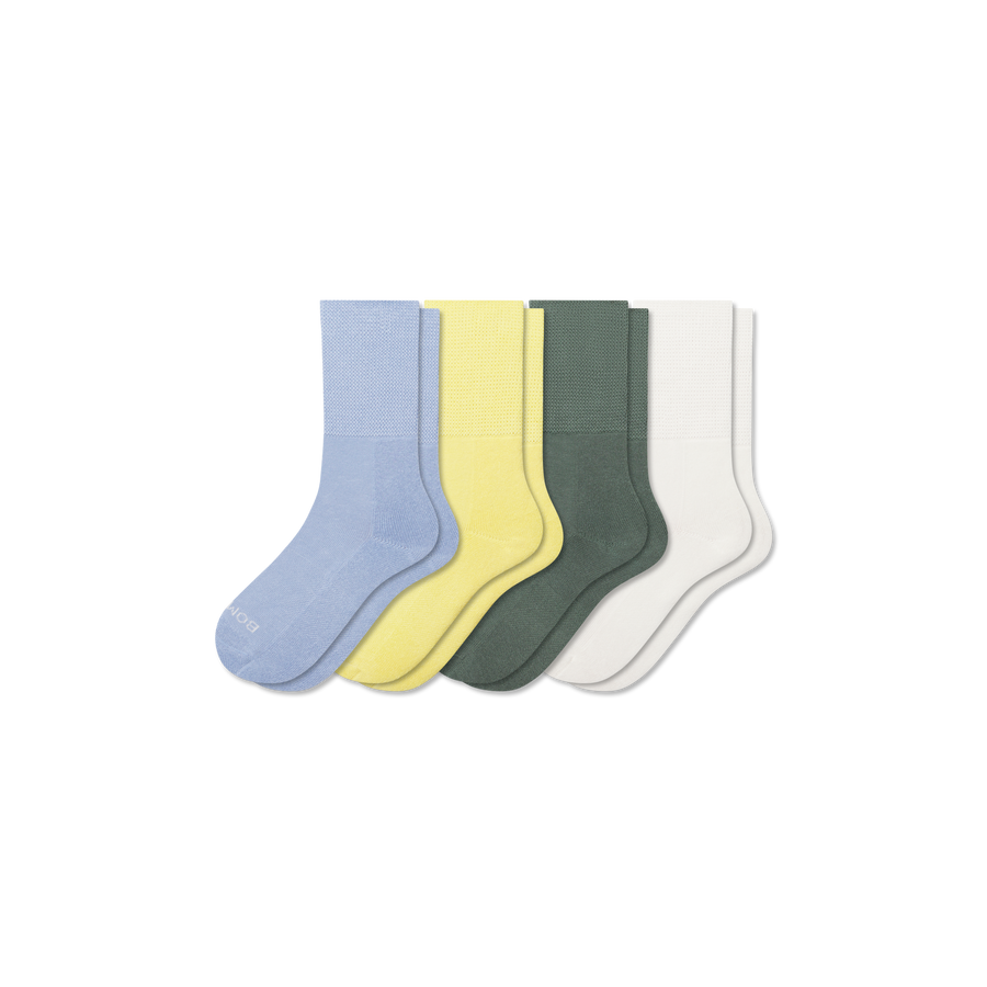 Youth Ultra Stretch Calf Sock 4-Pack - Soft Office Fit
