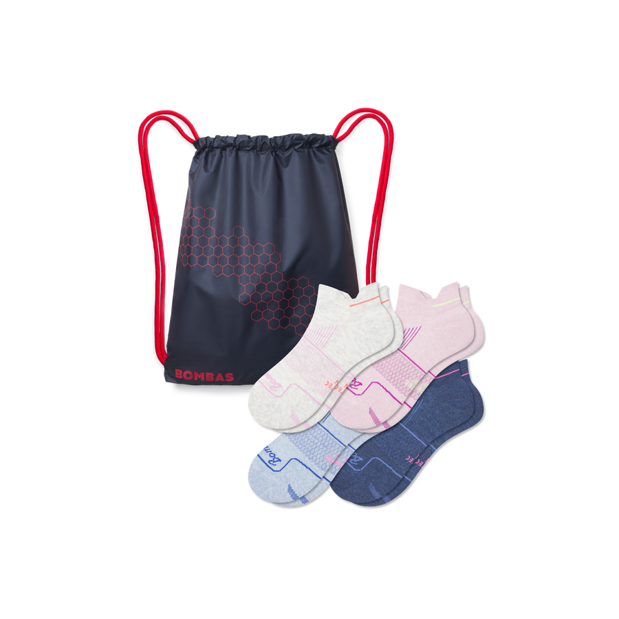 Women's Run Ankle Sock 4-Pack Gift Bag - Drawer Gift