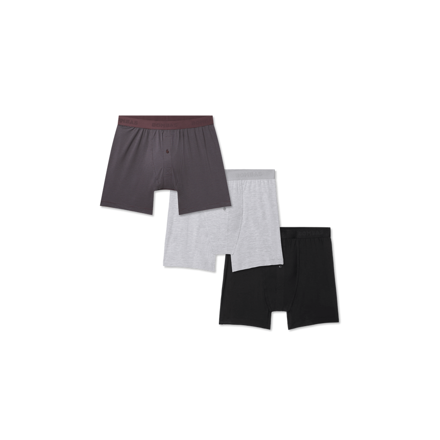 Men's Cotton Modal Blend Boxer 3-Pack - Easy Lounge Ease