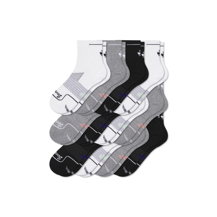 Women's Run Quarter Sock 12-Pack - Comfort Fit