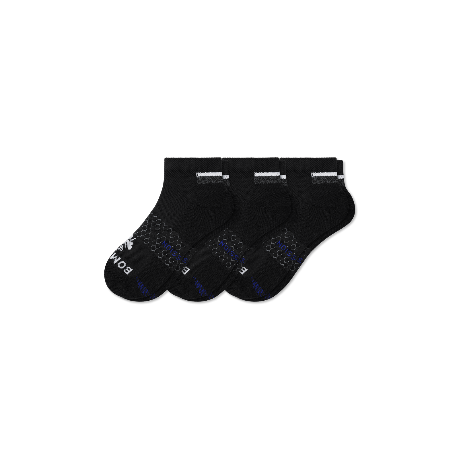 Performance Compression Ankle Socks 3-Pack - black