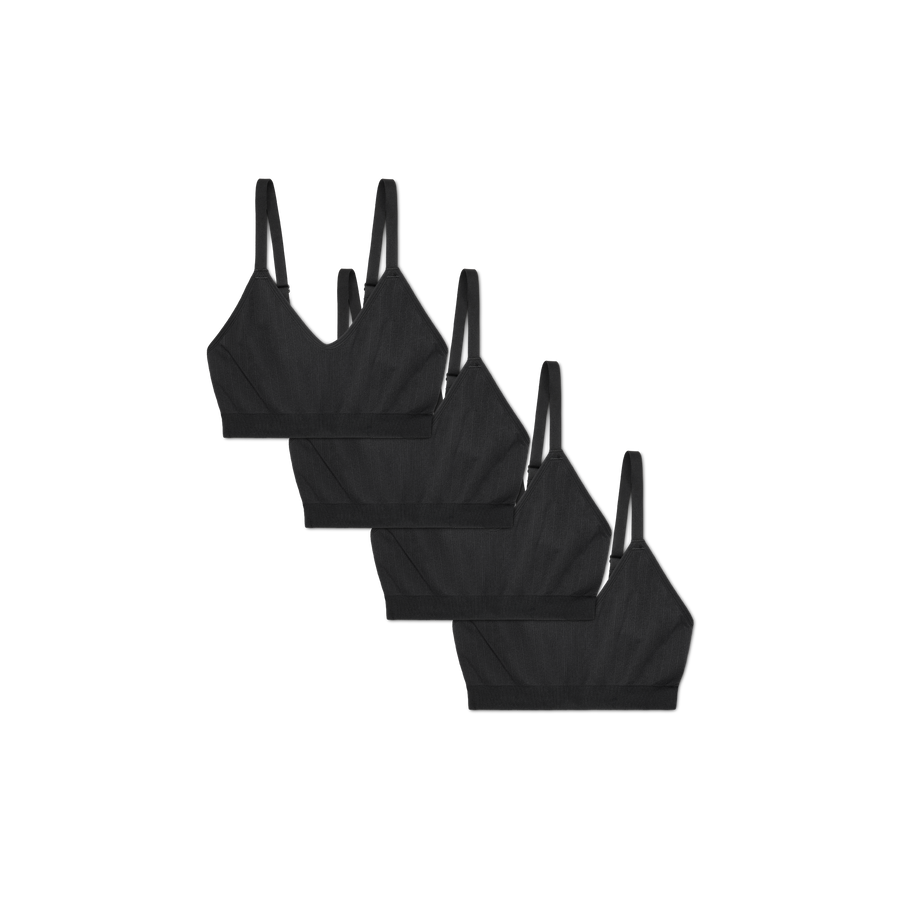 Women's Seamless Scoop Bralette 4-Pack - Calm Studio Shape