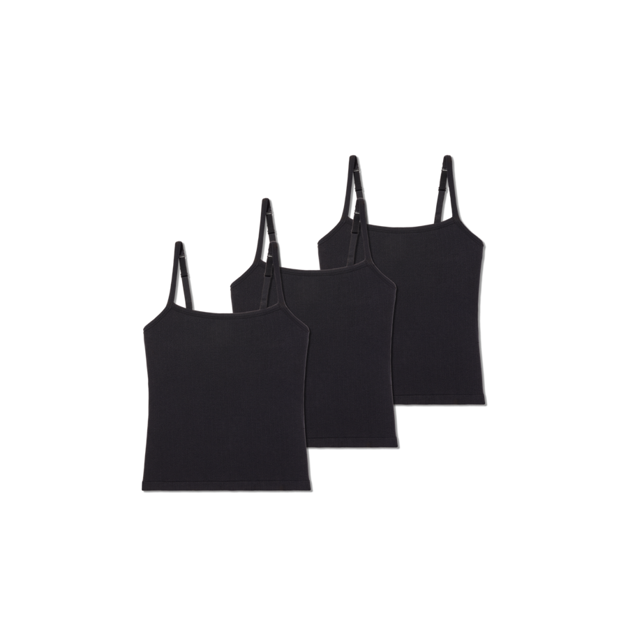 Women's Built-In Bra Seamless Cami 3-Pack - Fresh Support Ease