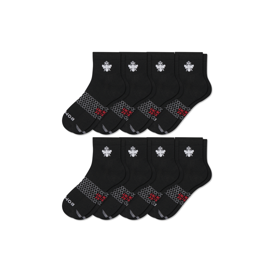Men's All Sport Quarter Sock 8-Pack - Modern Studio Cushion