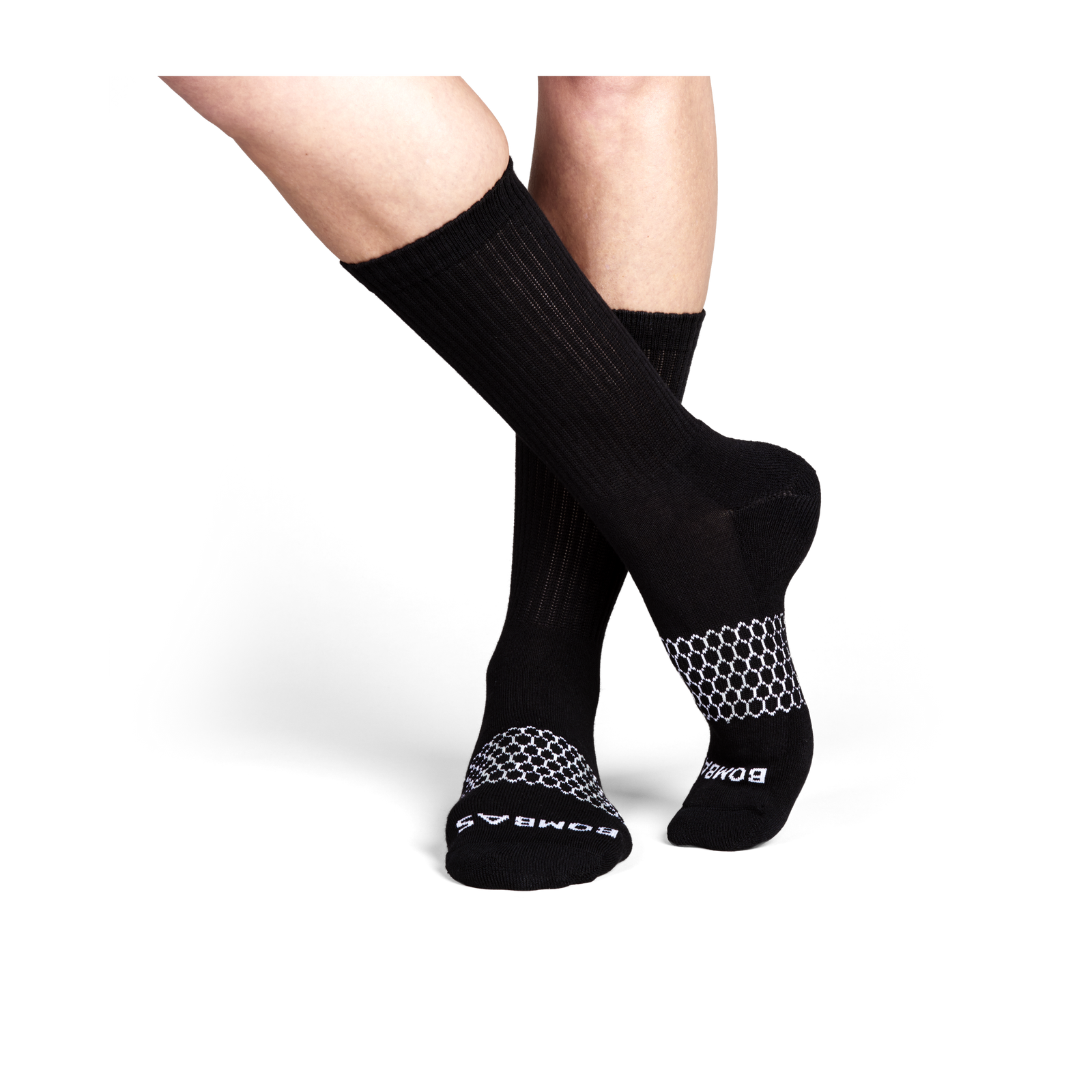 Women's Solids Calf Sock 4-Pack - black - 3