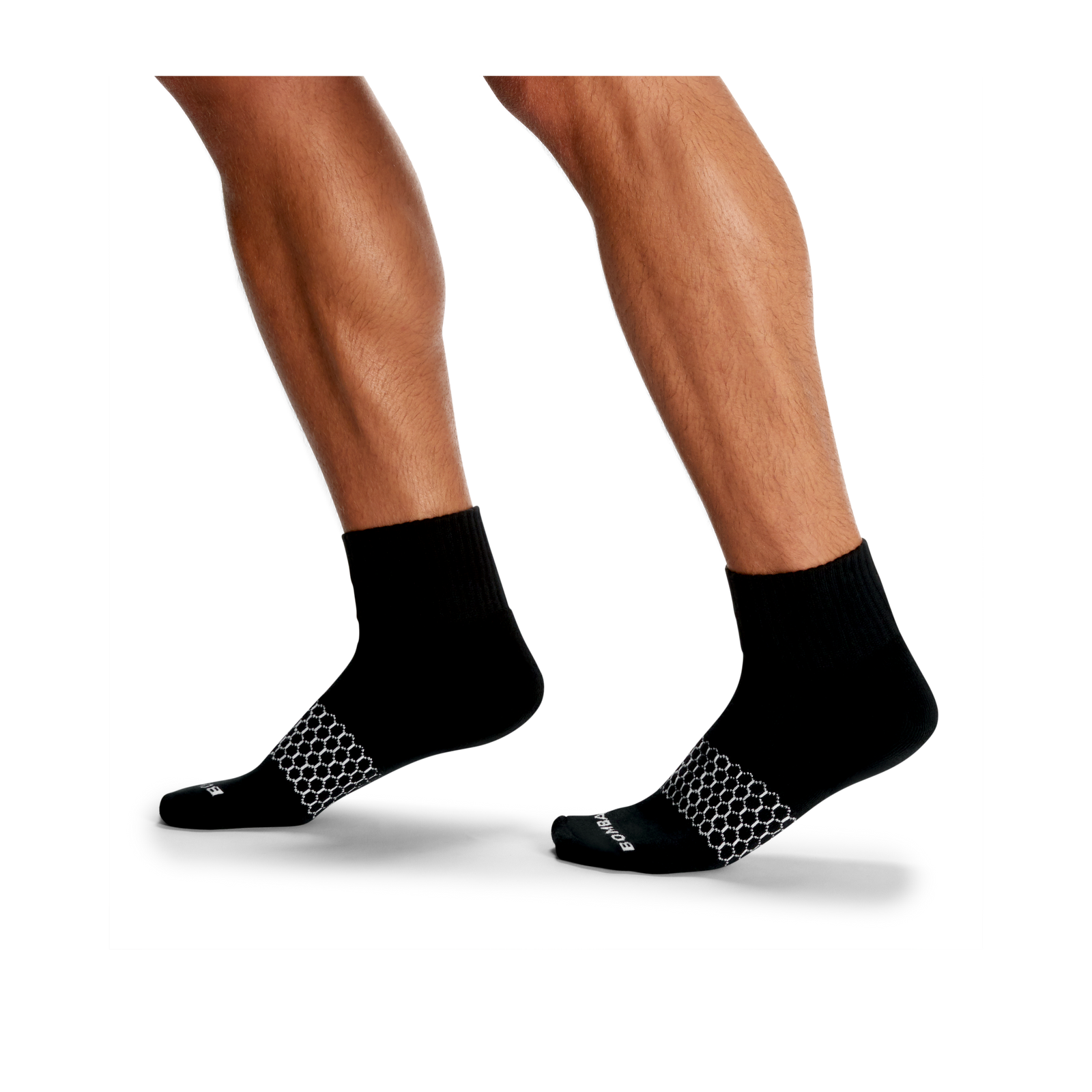 Men's Quarter Sock 8-Pack - black - 9