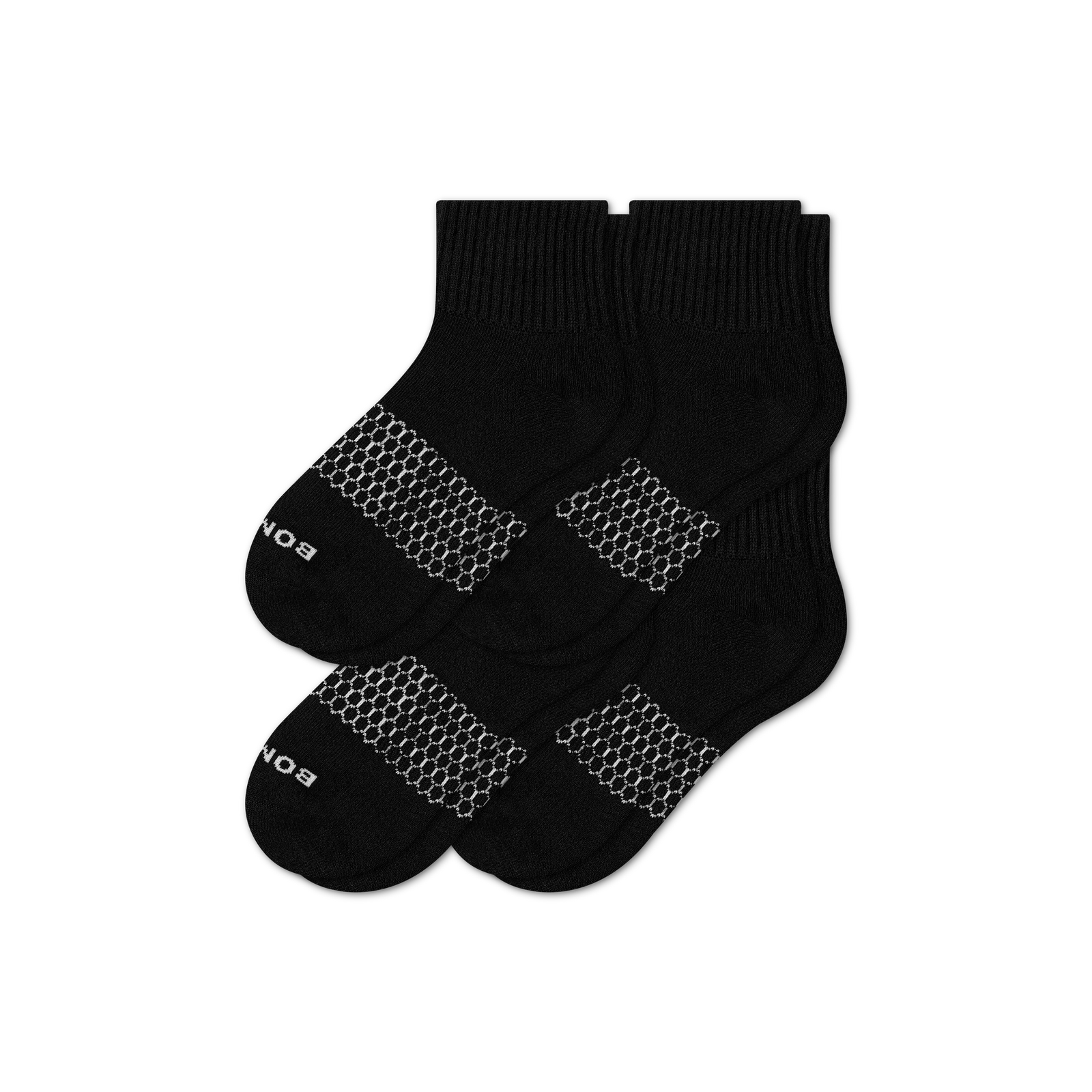 Quarter Socks 4-Pack Black