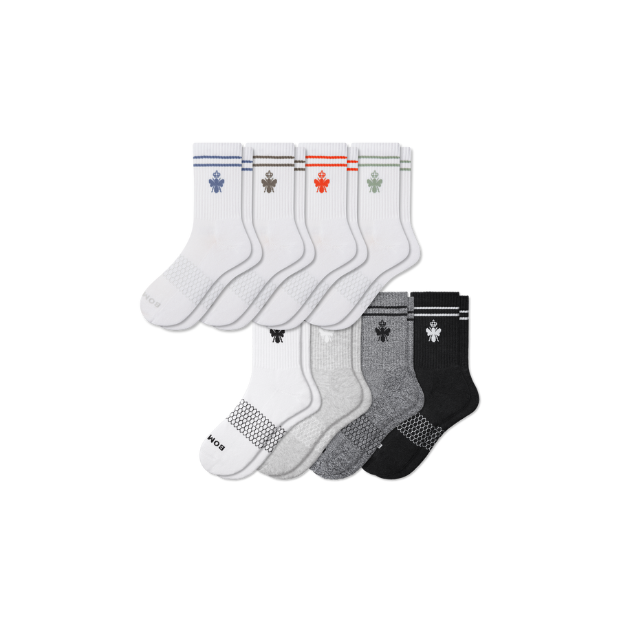 Men's Originals Half Calf Sock 8-Pack - Cushion Home Move