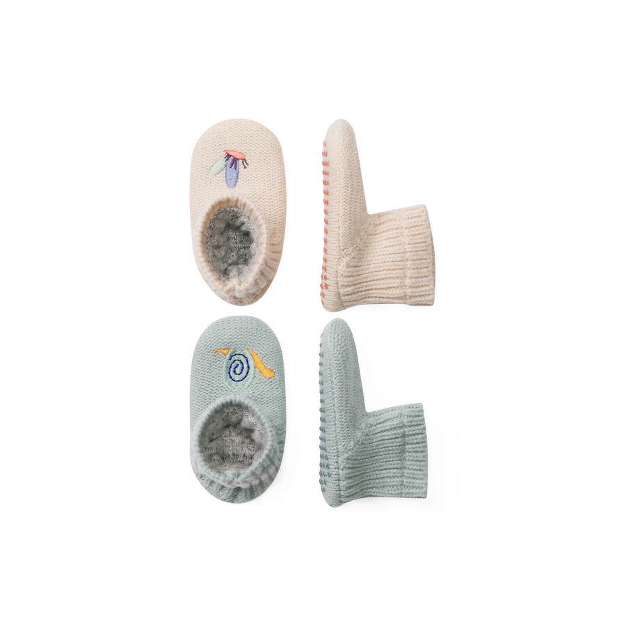 Baby Gripper Slipper 2-Pack - Gentle Morning Slide