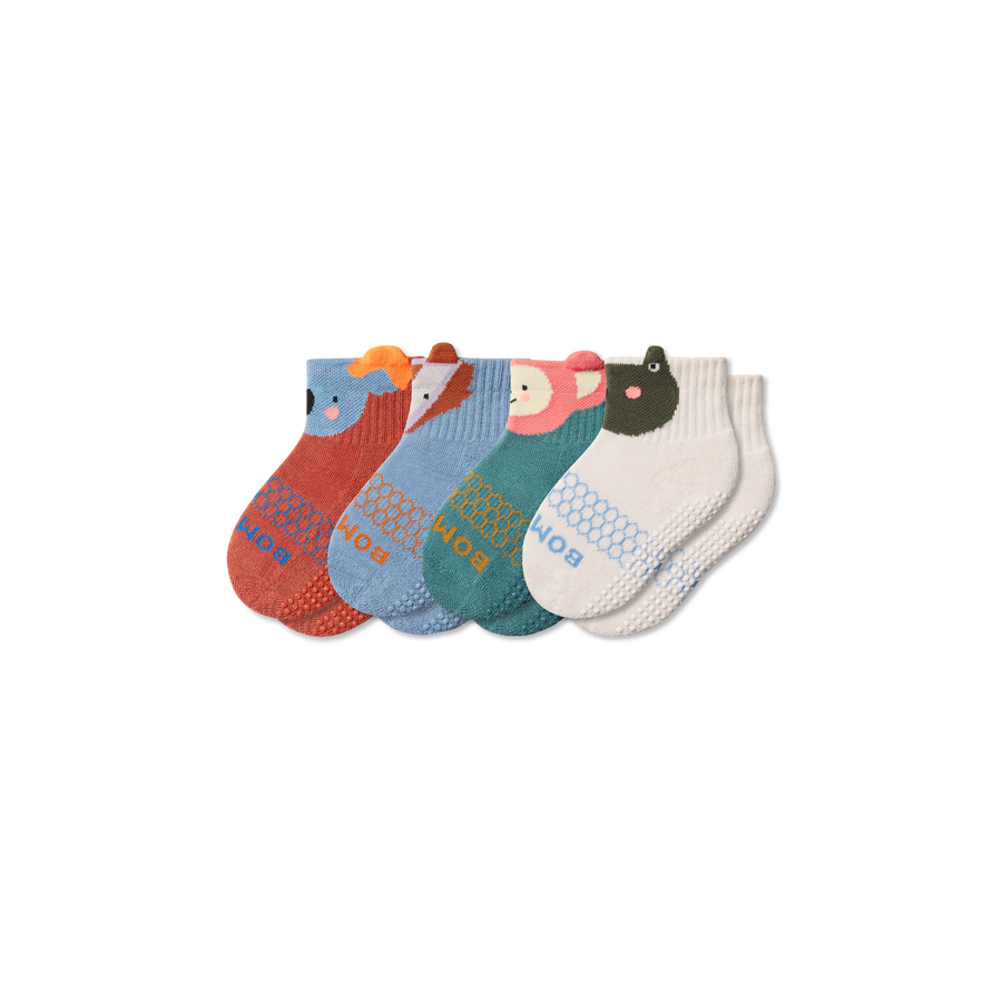 Toddler Forest Friends Calf Sock 4-Pack - Outdoor Office Rotation