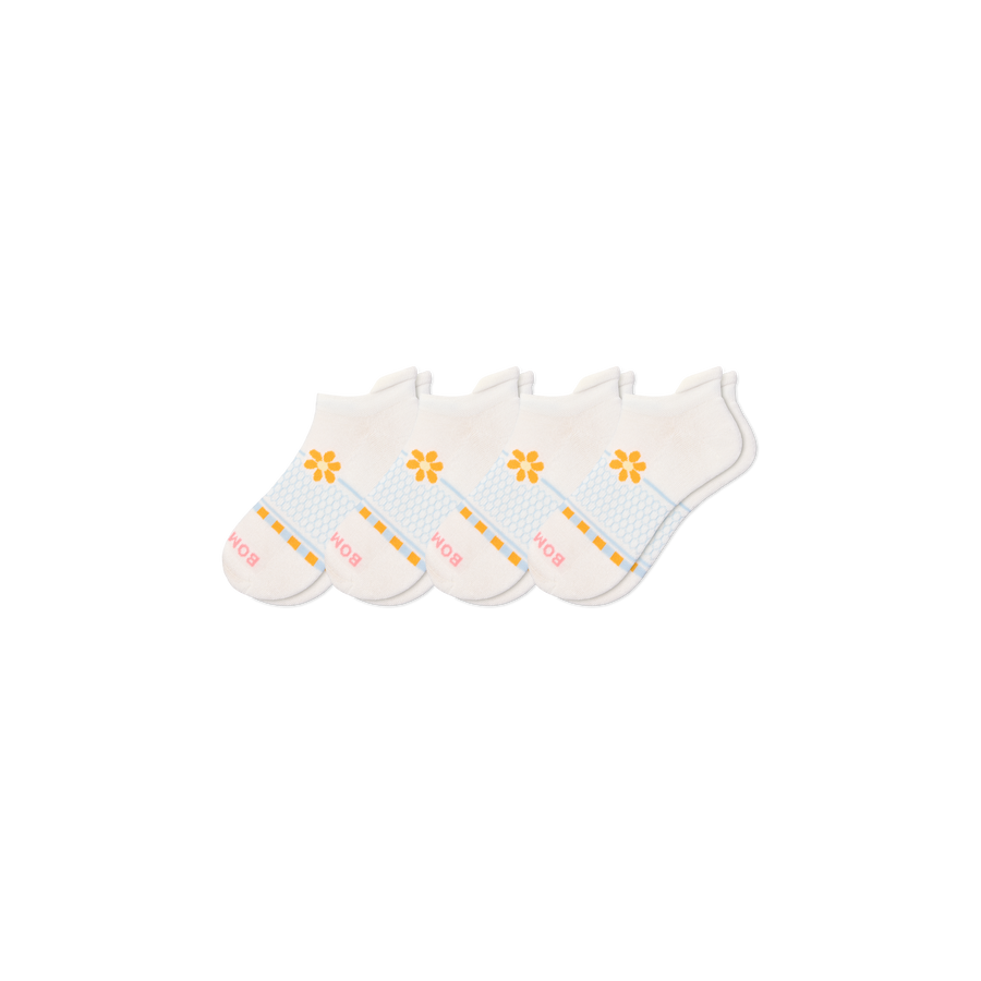 Women's Beach Day Ankle Sock 4-Pack - Breathable Rotation