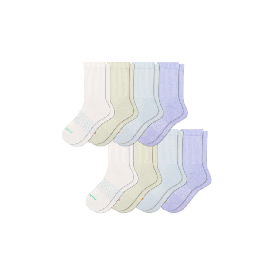 Women's Marl Half Calf Sock 8-Pack - Soft Low Cut Move