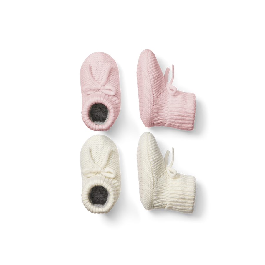Baby Bow Gripper Slipper 2-Pack - Travel Comfort