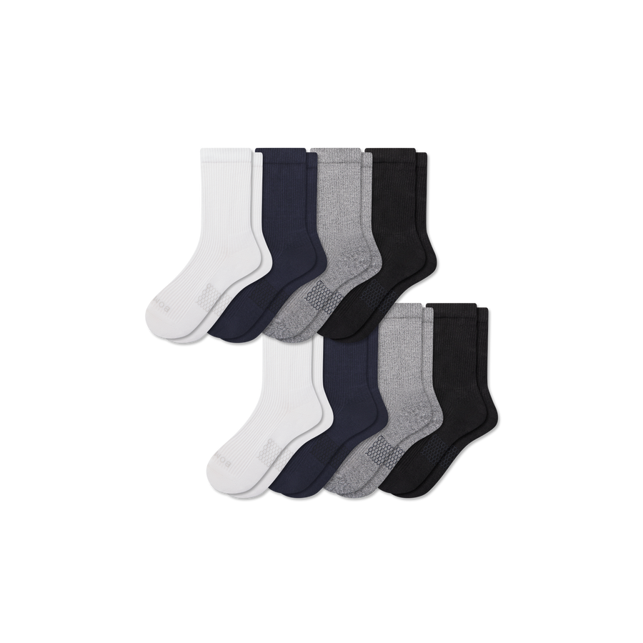Women's Modern Rib Half Calf Sock 8-Pack - Soft Recovery Rotation