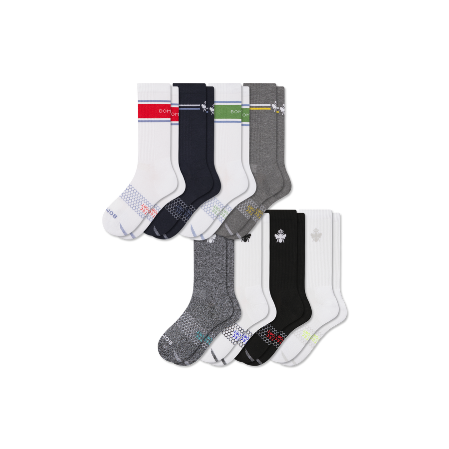 Women's All Sport Calf Sock 8-Pack - Trail Ankle Rotation