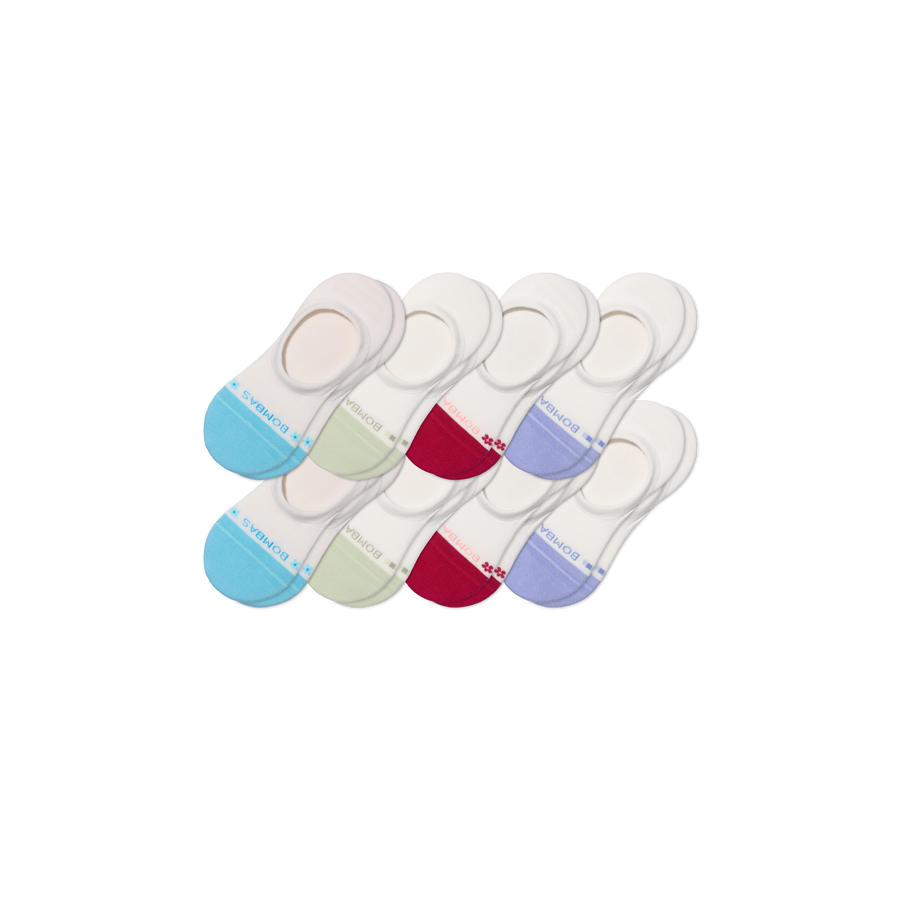 Women's Lightweight No Show Sock 8-Pack - Soft Lounge Wear