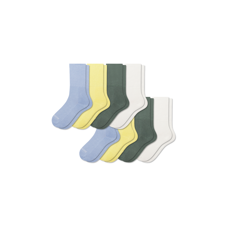 Youth Ultra Stretch Calf Sock 8-Pack - Outdoor Ankle Cushion