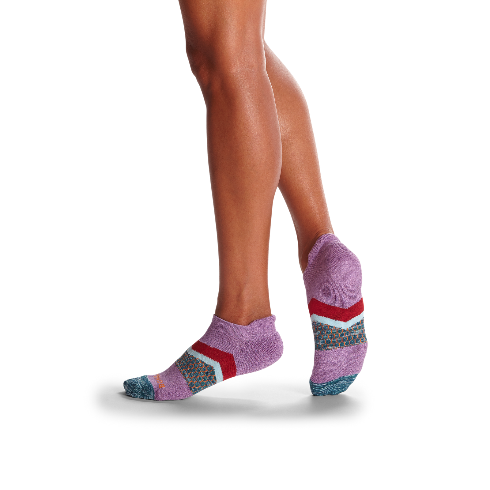 Women's Fair Isle Ankle Socks - dusk-purple - 18