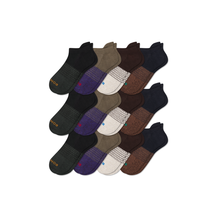 Men's Marl Ankle Sock 12-Pack - Daily Hike Comfort