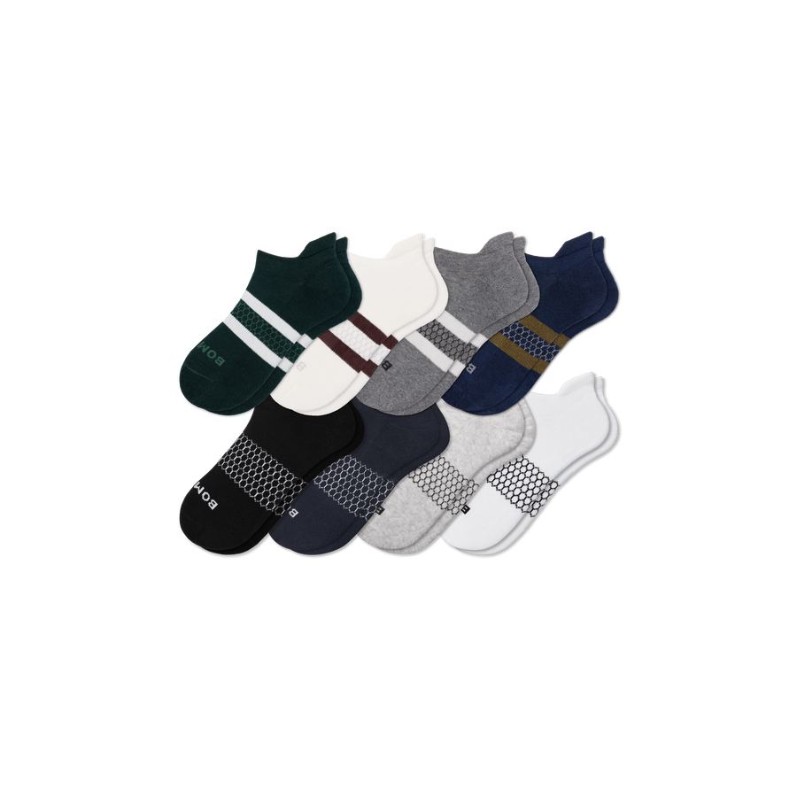 Men's Solids Ankle Sock 8-Pack - Trail Crew Pair