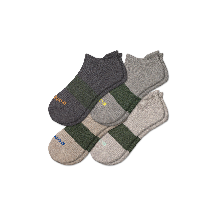 Men's Kind Knit Ankle Sock 4-Pack - Cushion Shift Pair