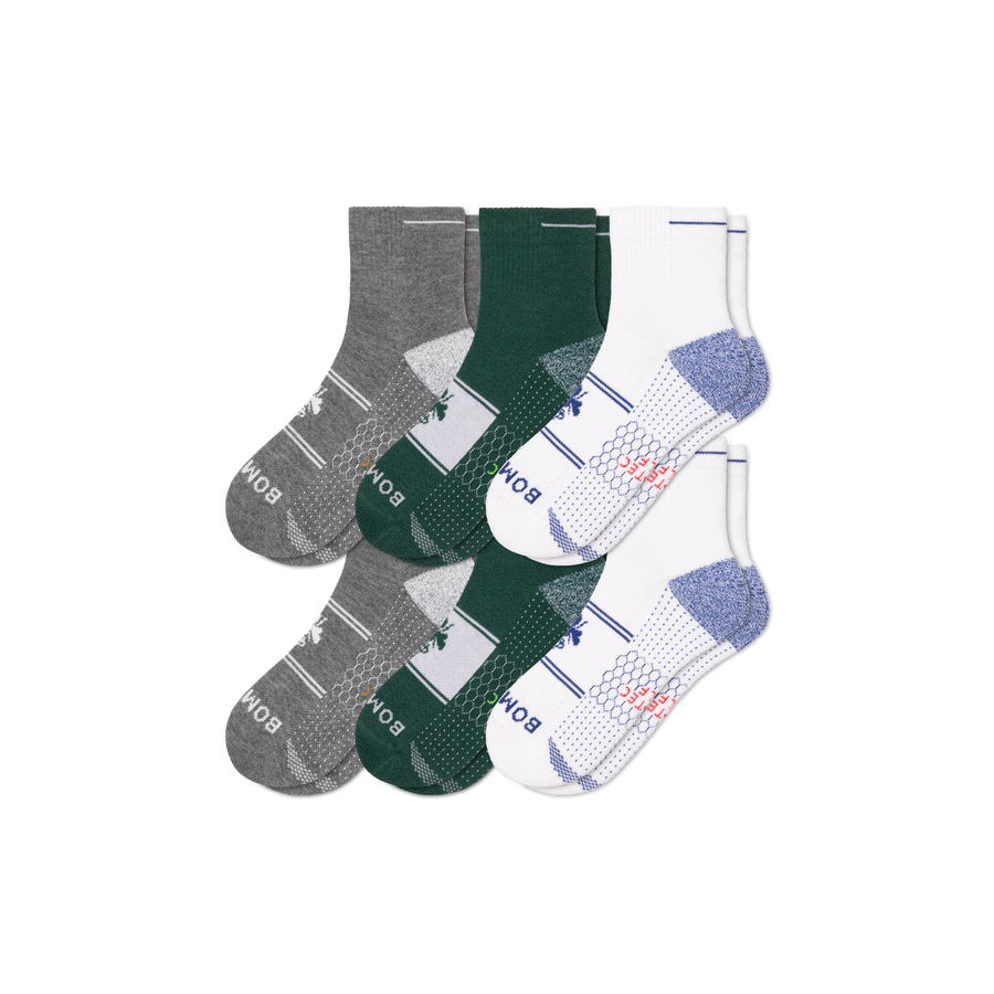 Men's Golf Quarter Sock 6-Pack - Studio Recovery Support