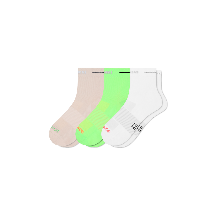Women's RunPro Quarter Sock 3-Pack - Studio Trail Fit