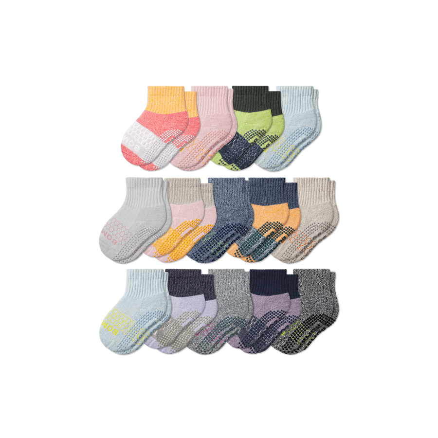 Toddler Week of Bombas Gripper Calf Sock 14-Pack - Modern School Support