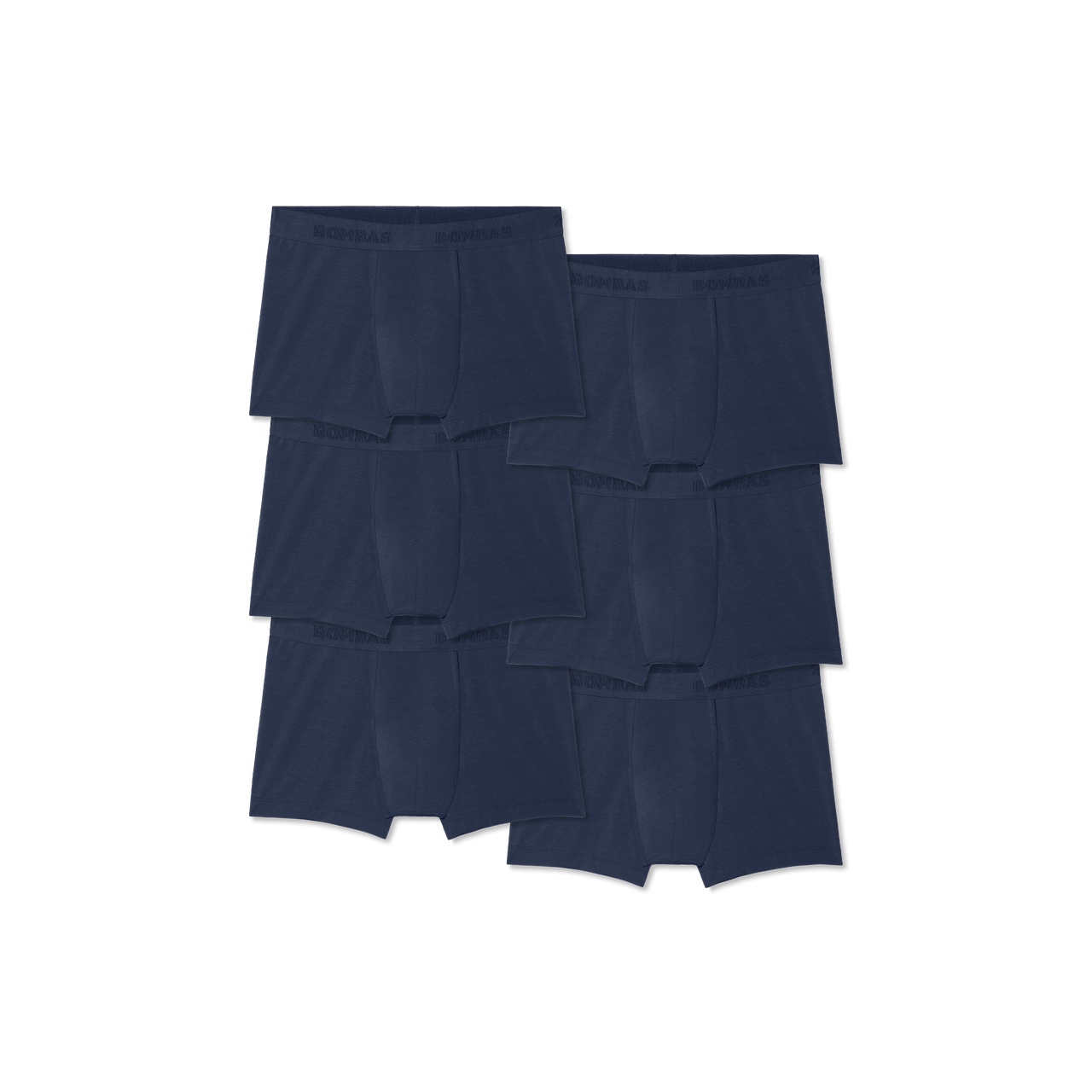 Men's Cotton Modal Blend Trunk 6-Pack - Midnight Navy