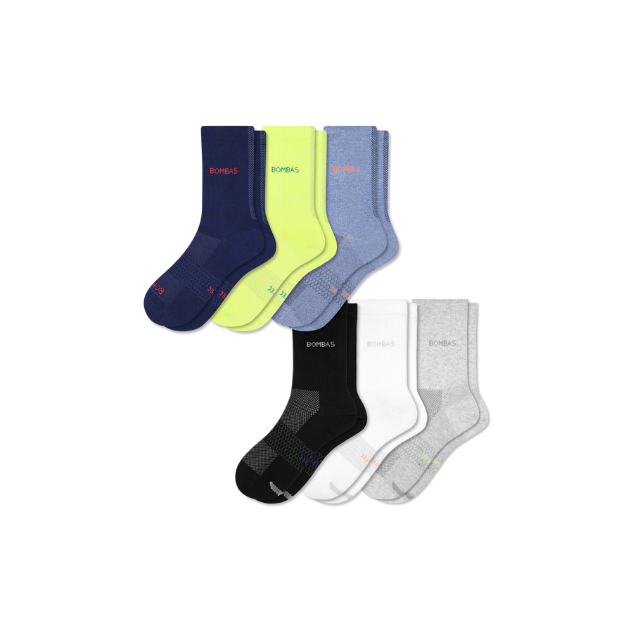 Women's UltraLite Sport Half Calf Sock 6-Pack - Trail Low Cut Fit