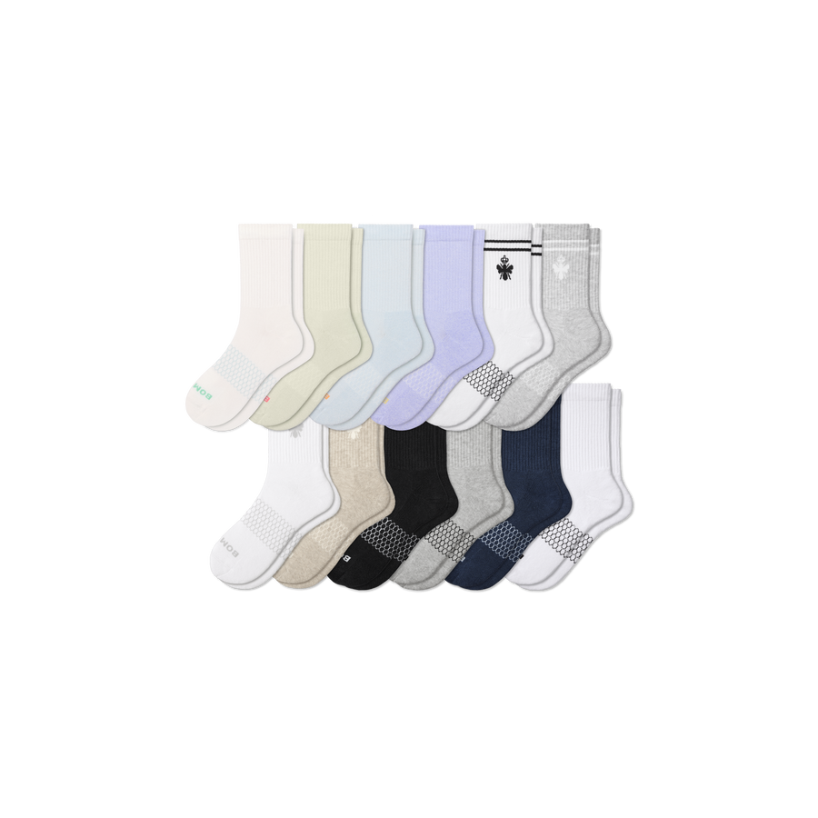 Women's Half Calf Sock 12-Pack - Classic Recovery Rotation