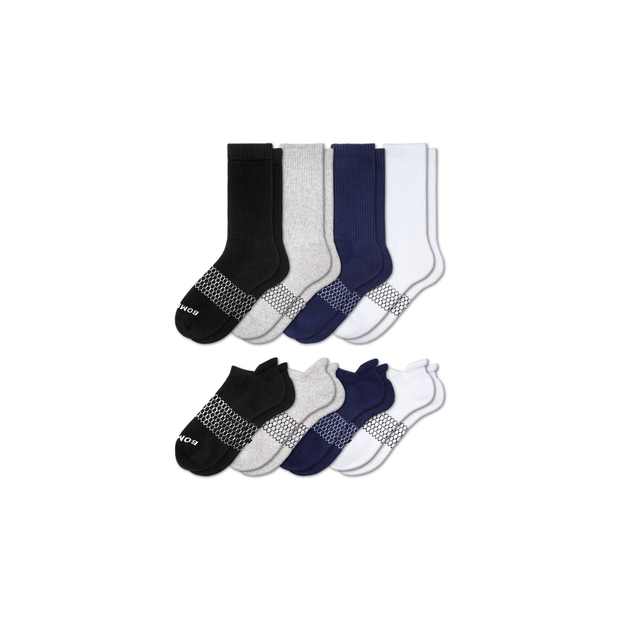 Men's Calf & Ankle Sock 8-Pack - Soft Home Rotation