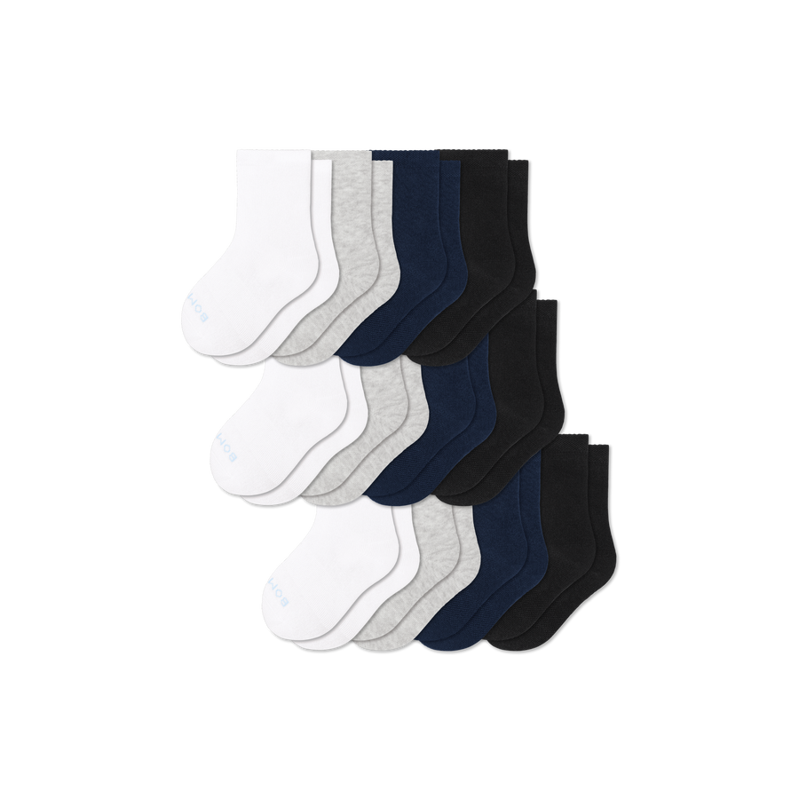 Junior Lightweight Calf Sock 12-Pack - Weekend Hike Move